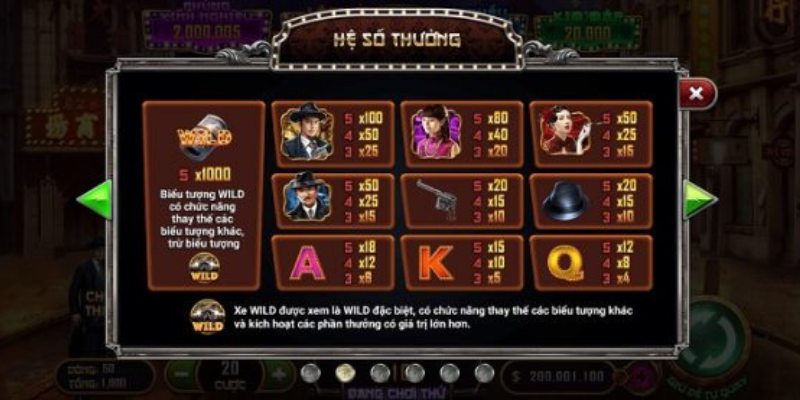 Có 50 dòng thưởng khác nhau thoải mái để có cơ hội nhận quà khủng