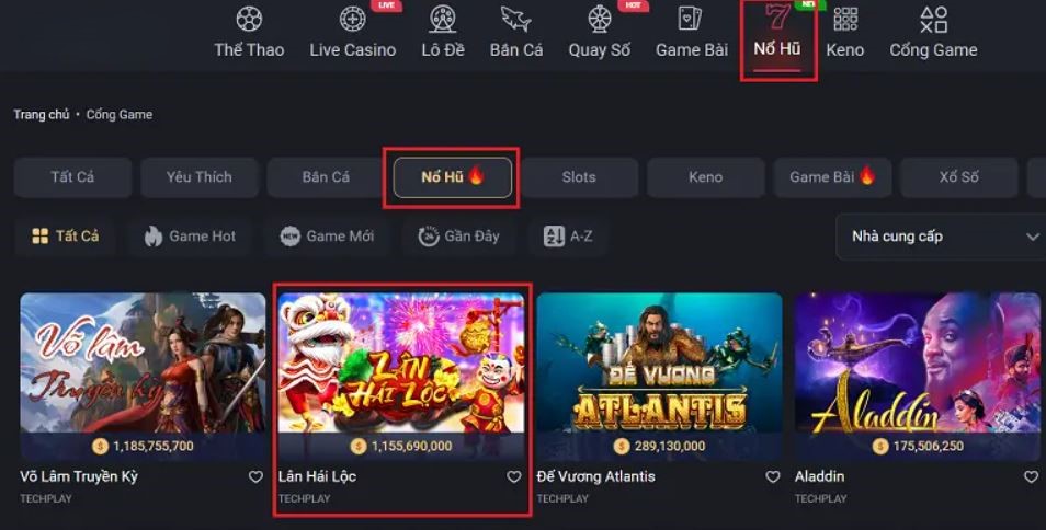 Cách tham gia Game Lân hái lộc