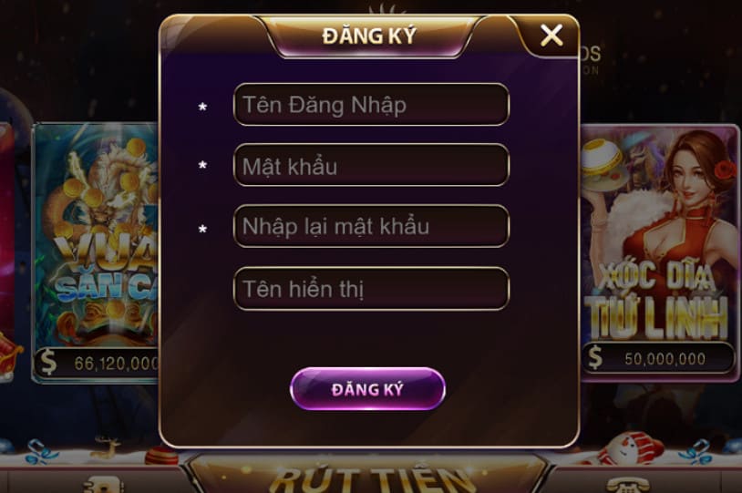 Đăng ký tài khoản tại 78Win